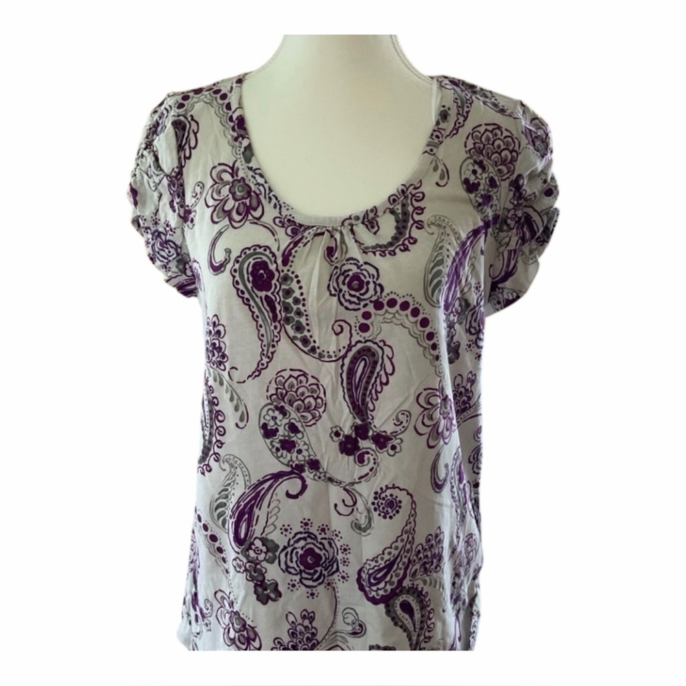 Purple Paisley Women's Top